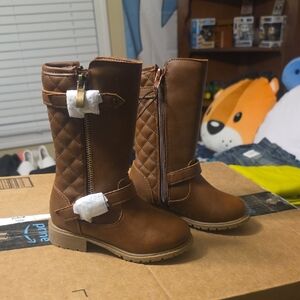 Brown Kids Boots